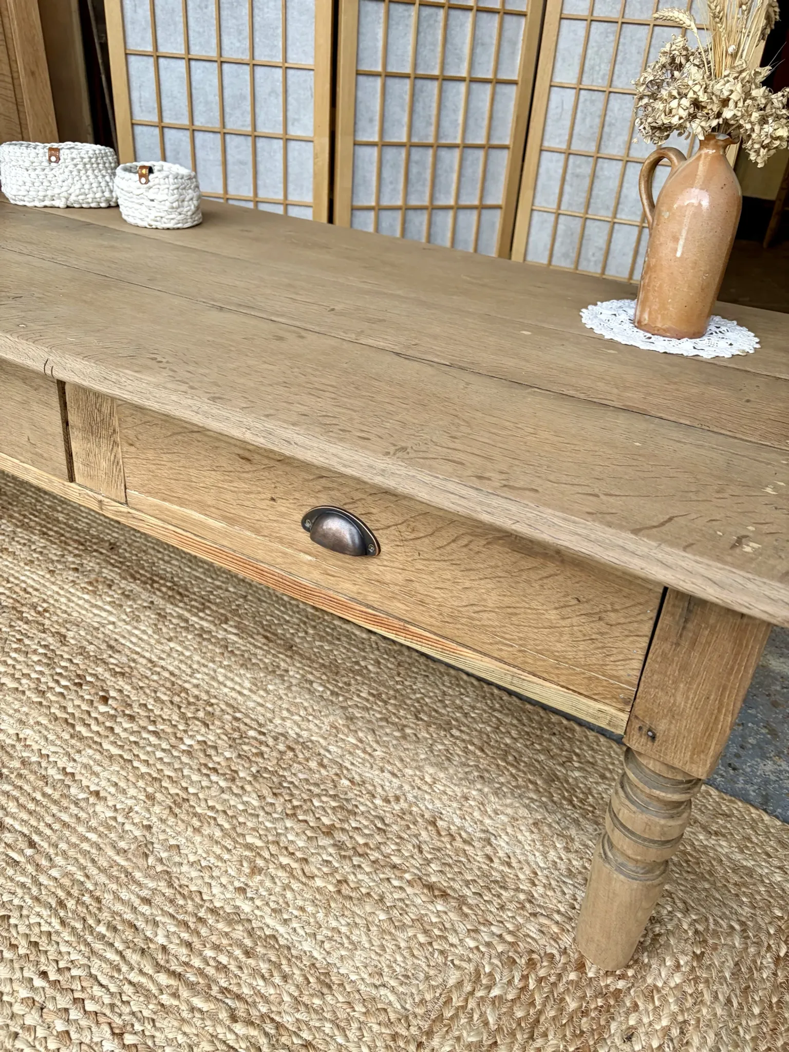 Table basse en chêne 