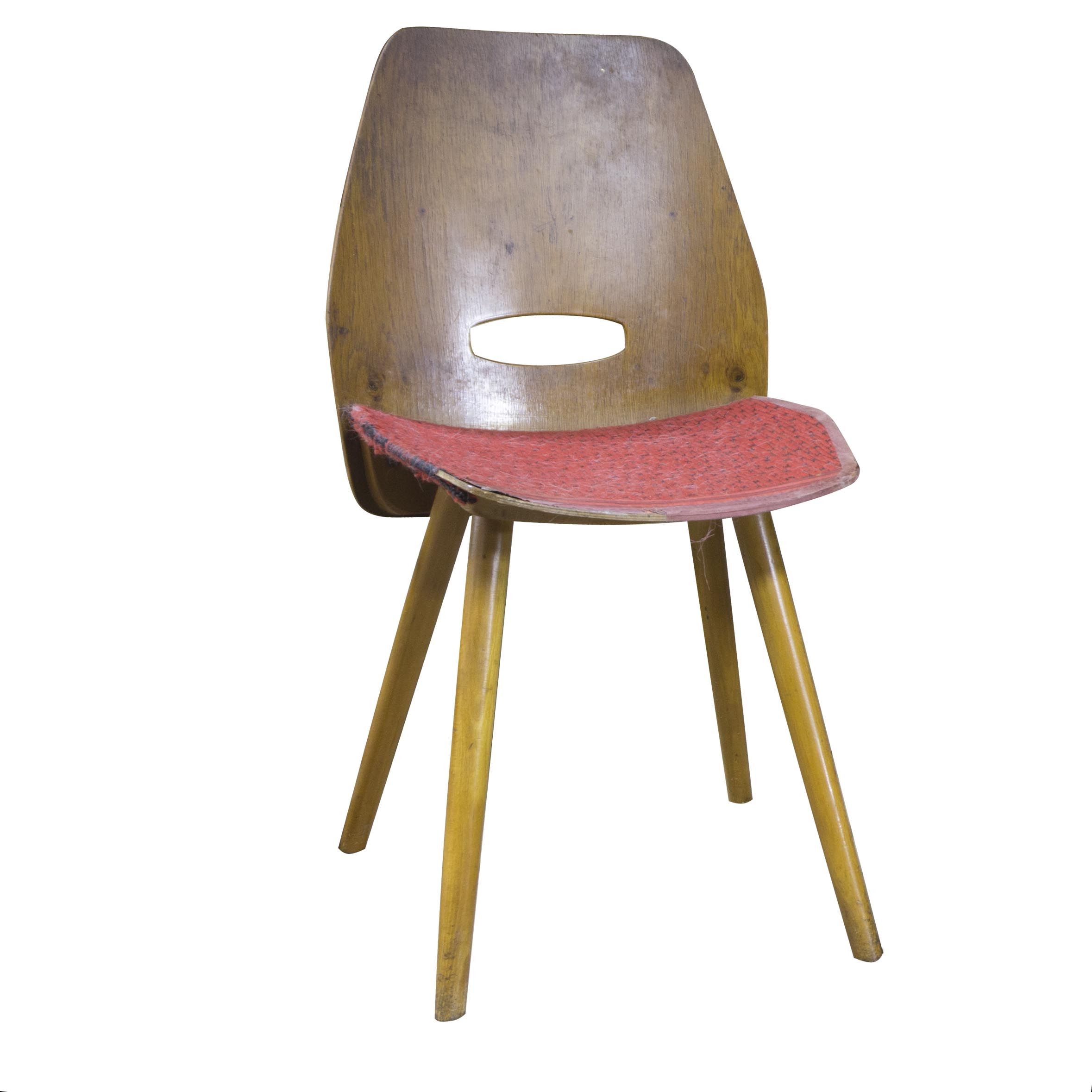 Set of four chairs by Frantisek Jirak for Tatra nabytok