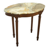 Vieille table avec marmeren blad