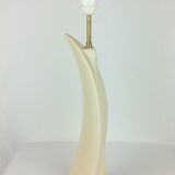 "Concorde" lamp vintage white ceramic 1960
