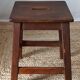 Country stool in old wood