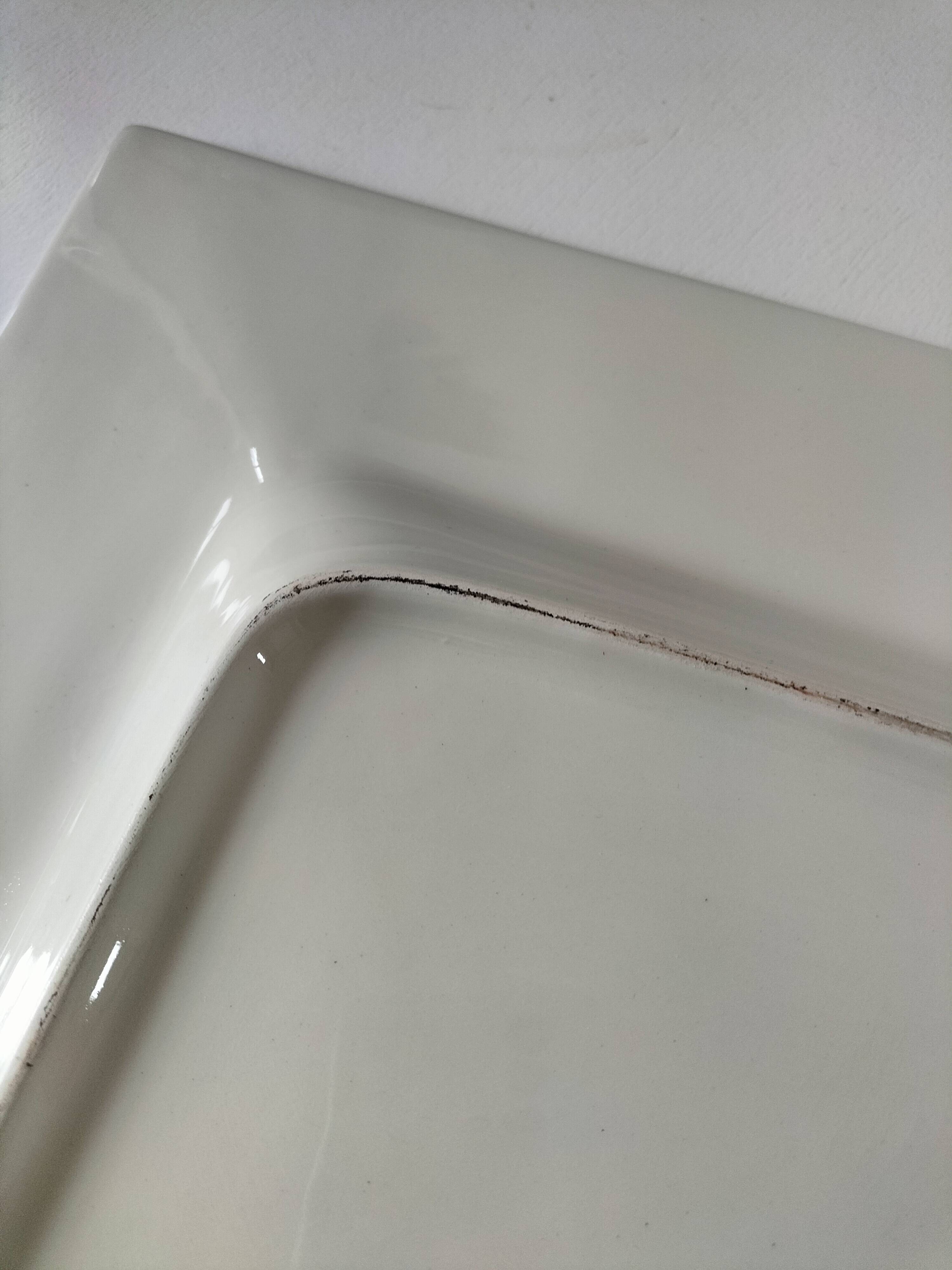 Large square dish RB Bernarda with animal decoration.