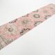 Tapis de couloir oriental vintage rose bleu foncé 3 x 12