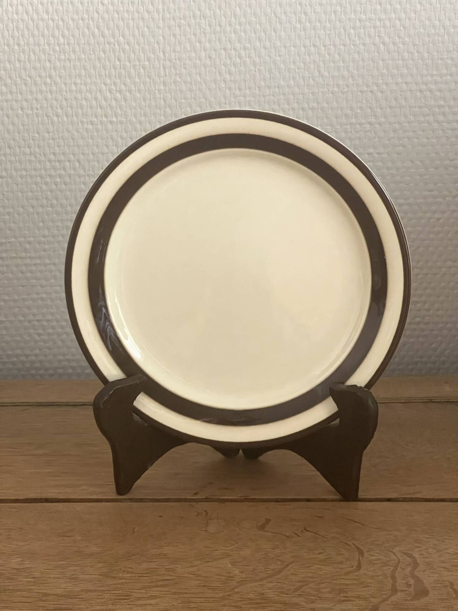 6 Italian dessert plates Pagmossin in ceramic