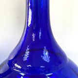 Antique decanter made of cobalt blue glass