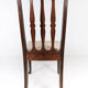 Ensemble de quatre chaises de salle à manger en palissandre et rembourré avec du tissu léger, années 1920