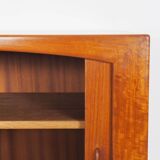 Danish Highboard with Tambour Doors, 1960s