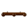 Vintage wooden coat rack with 3 hooks