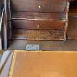 Ancien bureau dos d’âne pente marqueterie