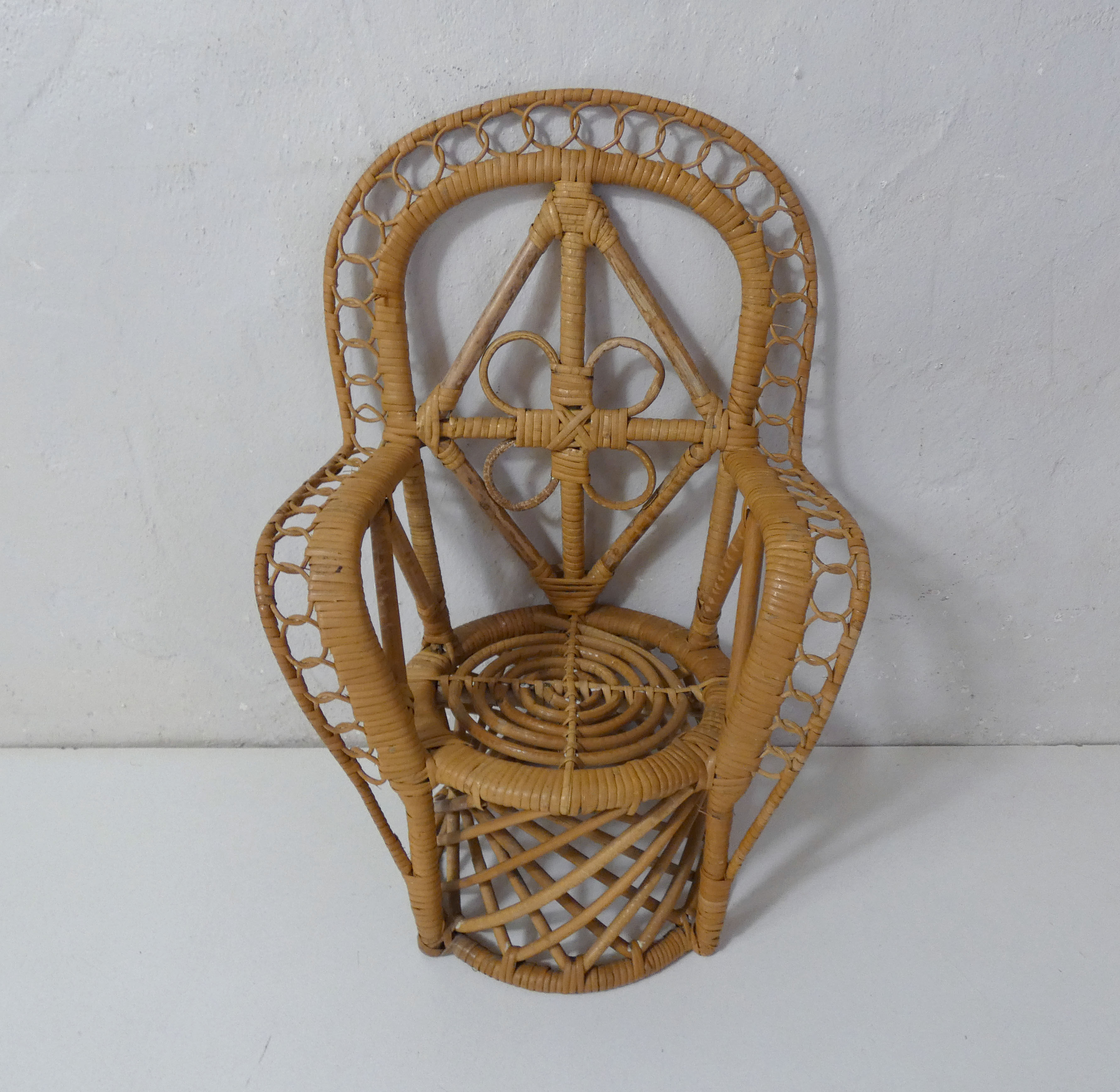 Emmanuelle armchair in rattan