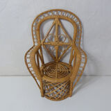 Fauteuil Emmanuelle en rotin