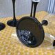 6 champagne flutes Luminarc pied noir