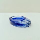 Hand-blown glass trinket tray, Italy 1970