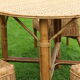 Table ronde en rotin