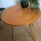 Scandinavian coffee table compass feet