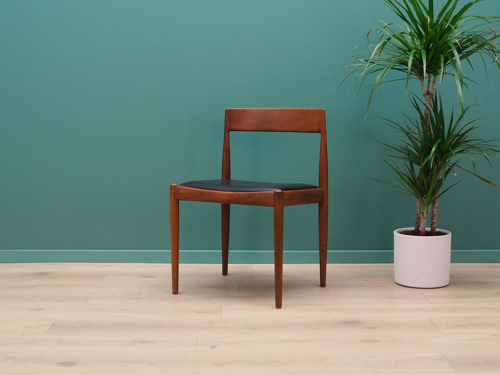 Set of four teak chairs, Danish design, 1970s, designer: Kai Kristiansen, m