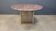 Vintage round granite and brass centre table by Belgochrom, 1970s
