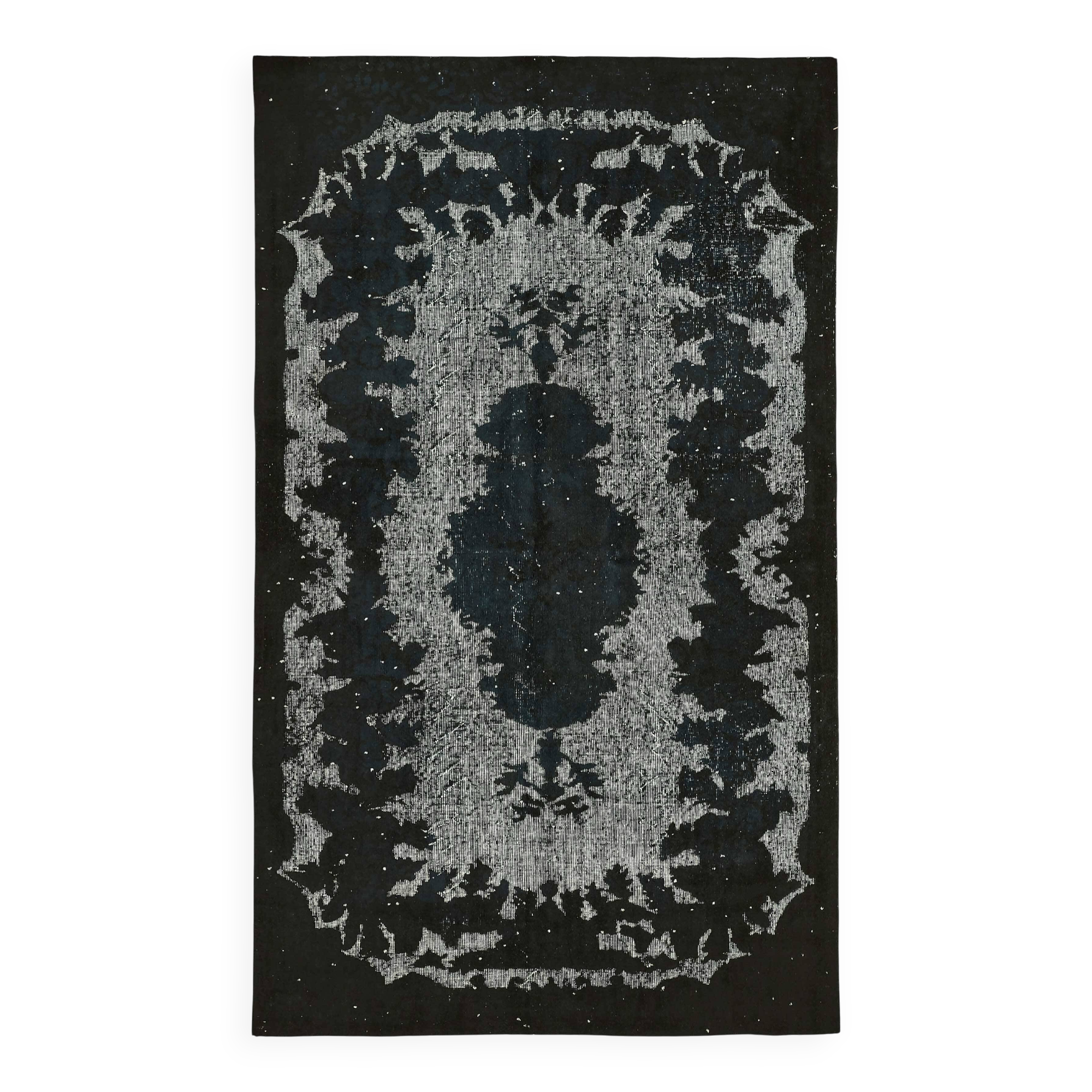 Tapis vintage en laine surteinte sculpté à la main 169 cm x 288 cm
