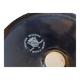 Navy blue ceramic refresher stamped