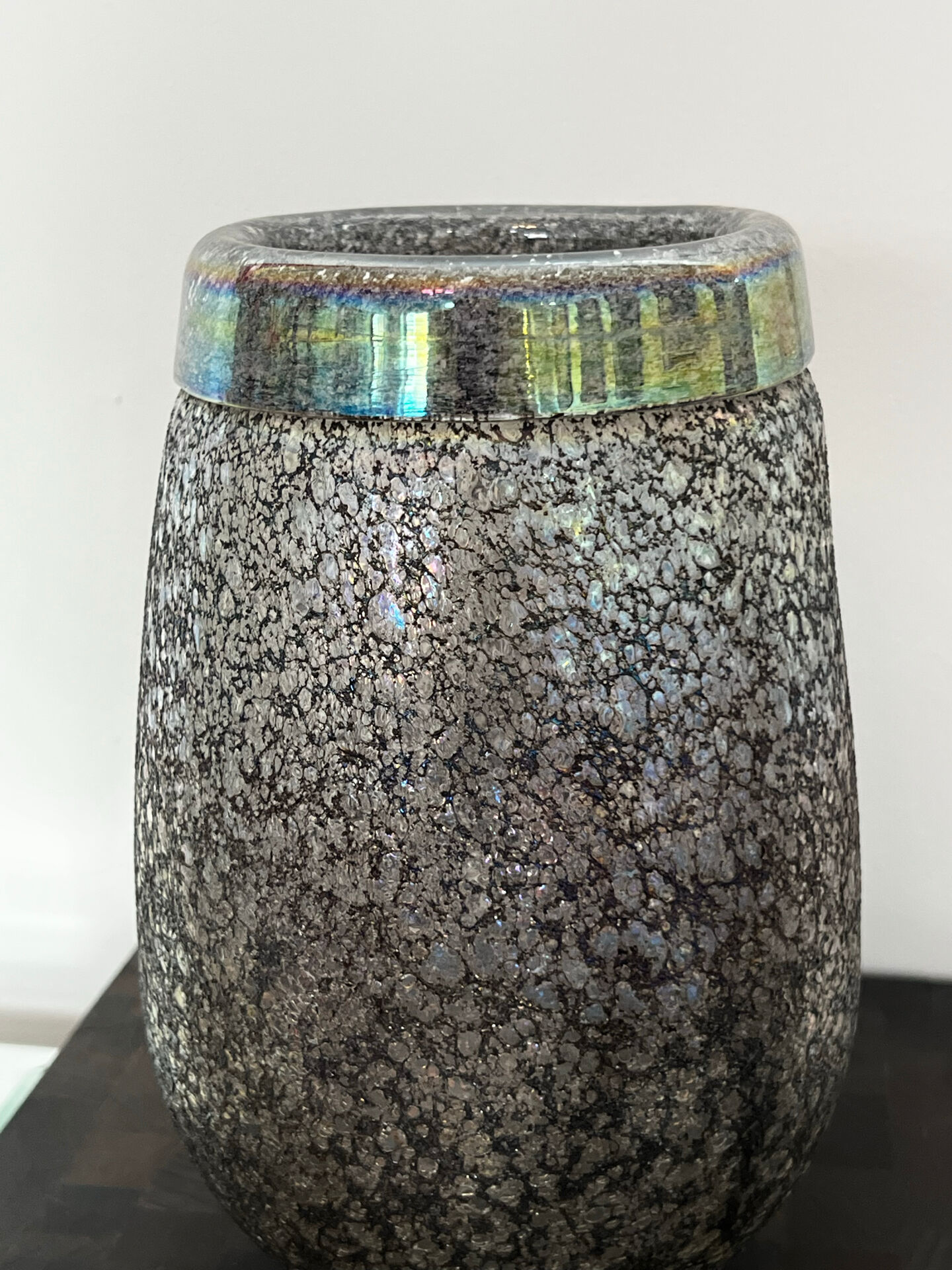 Iridescent vase 1970s/80s