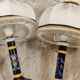 Pair of Gien porcelain bedside lamps