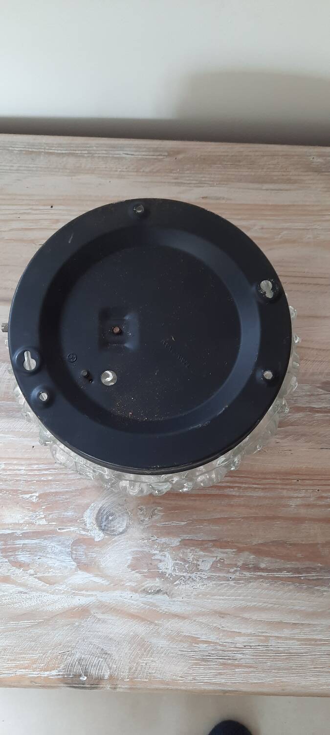 Molded glass ceiling light