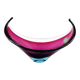 Murano Crystal Sommerso Fuchsia Turquoise Gondola Cup 19cm