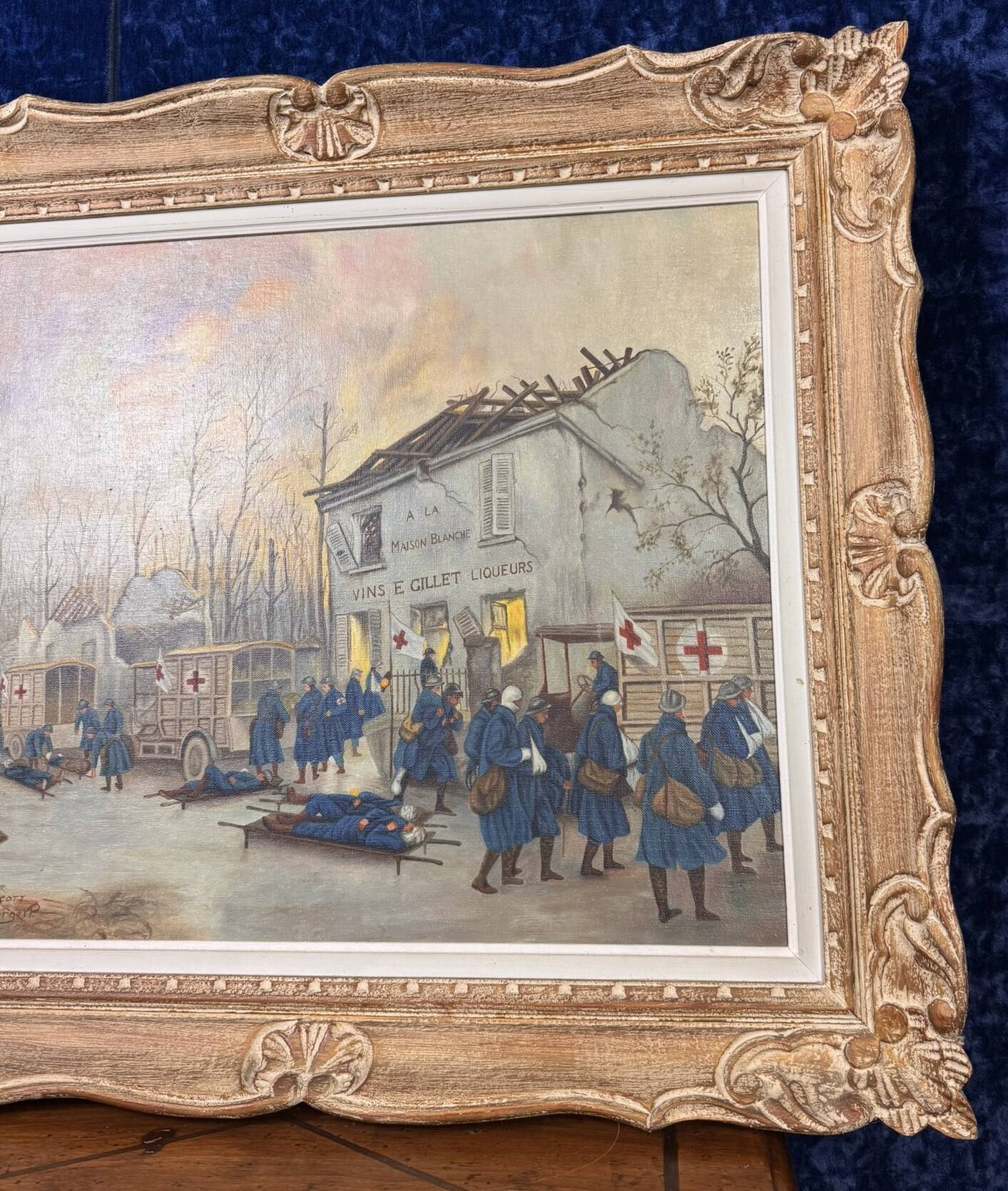 The Automobile During the War: According to Georges Bertin Scott / Removal of the wounded from a post