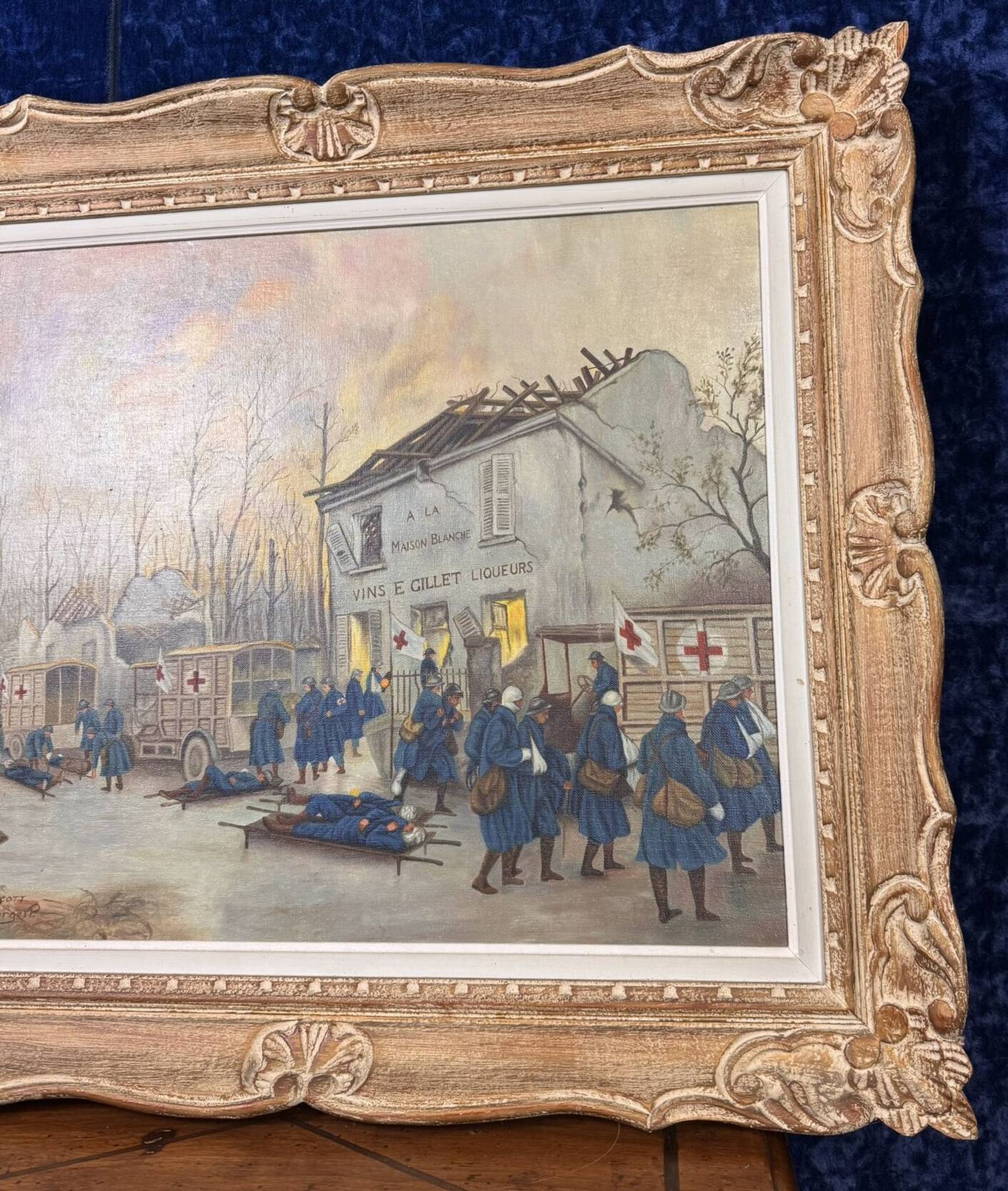 The Automobile During the War: According to Georges Bertin Scott / Removal of the wounded from a post