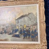The Automobile During the War: According to Georges Bertin Scott / Removal of the wounded from a post