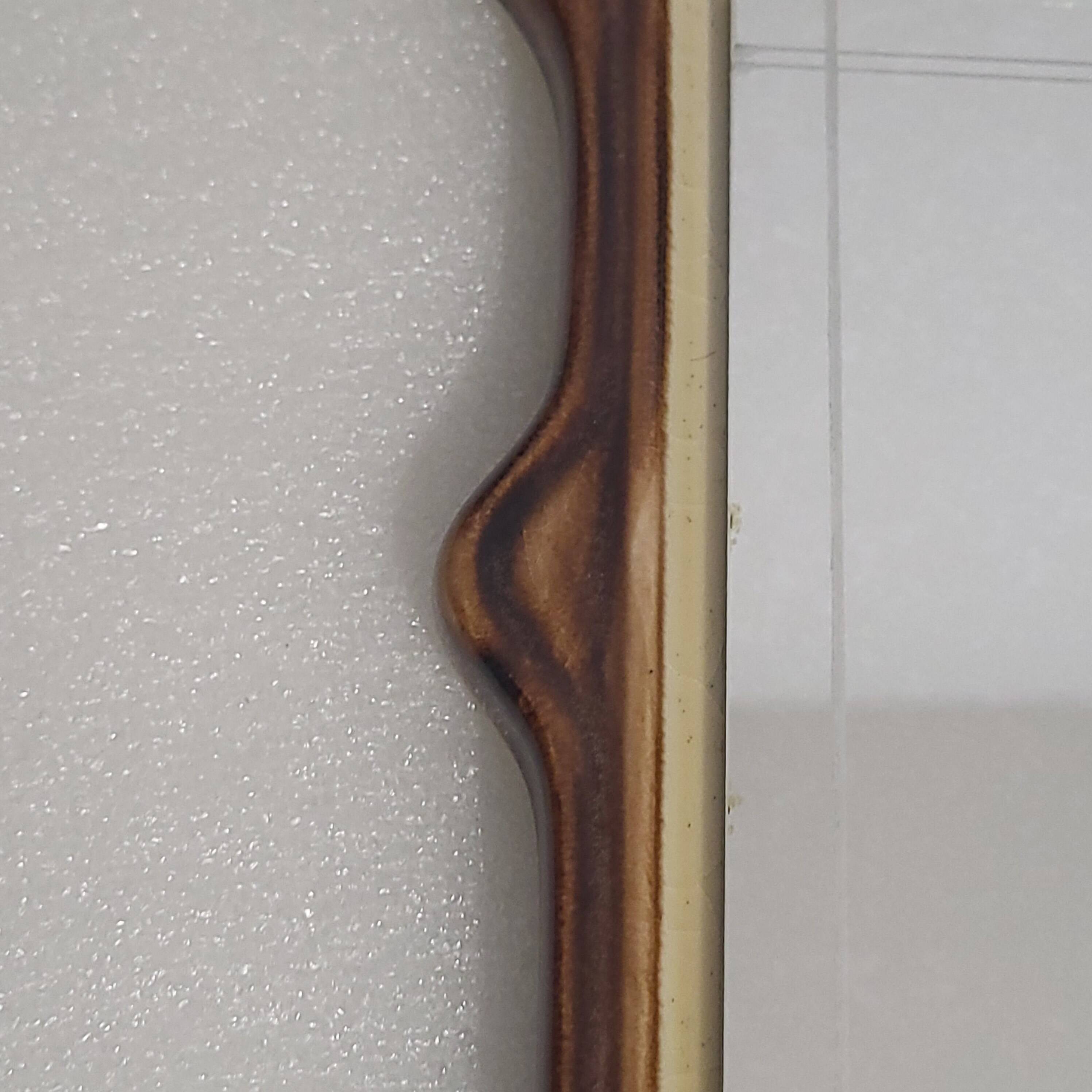 Majolika ceramic mirror, 1950-60