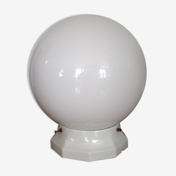 Glass globe lamp
