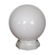 Glass globe lamp