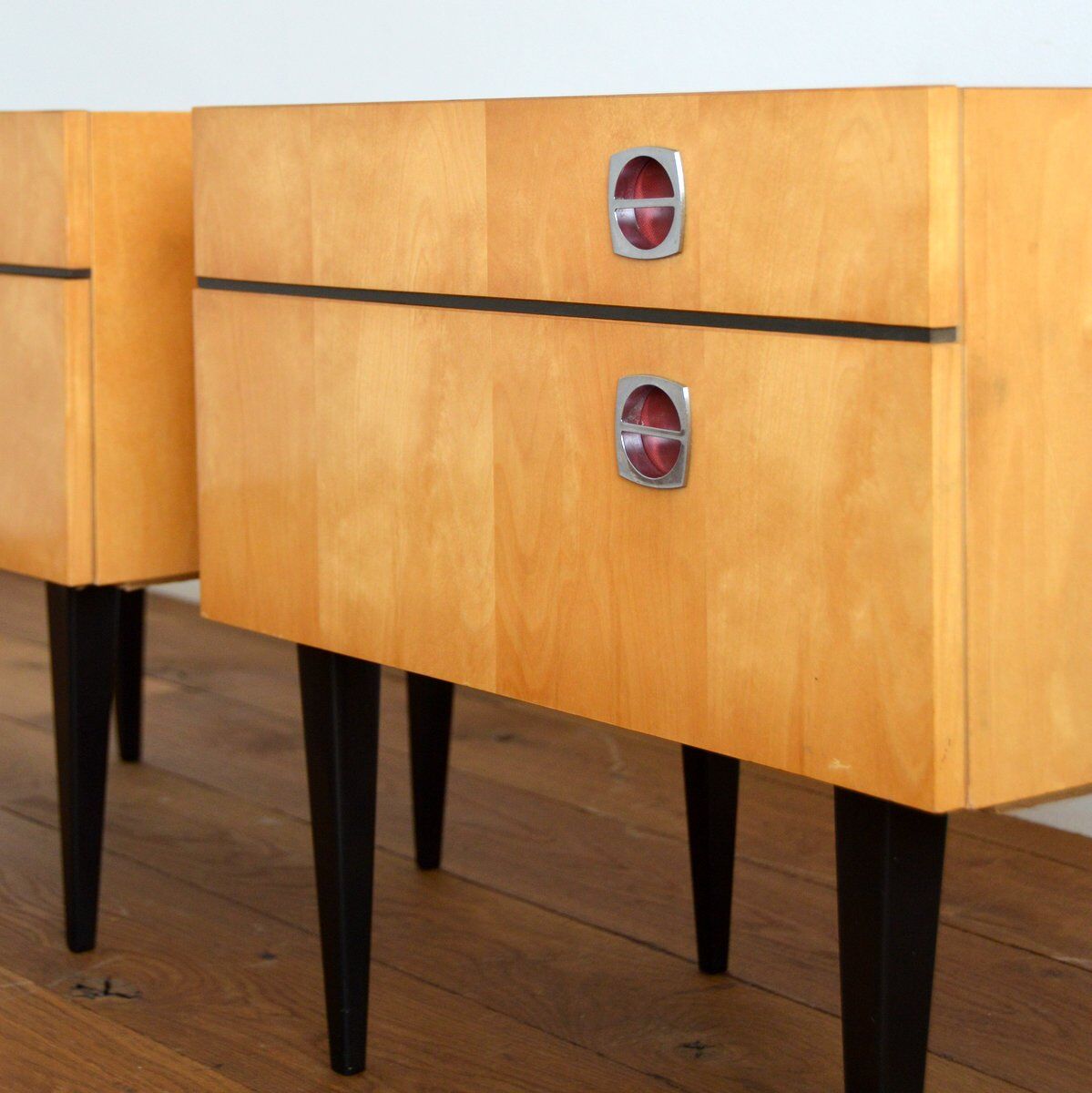 Pair of vintage bedside 60s / 70s