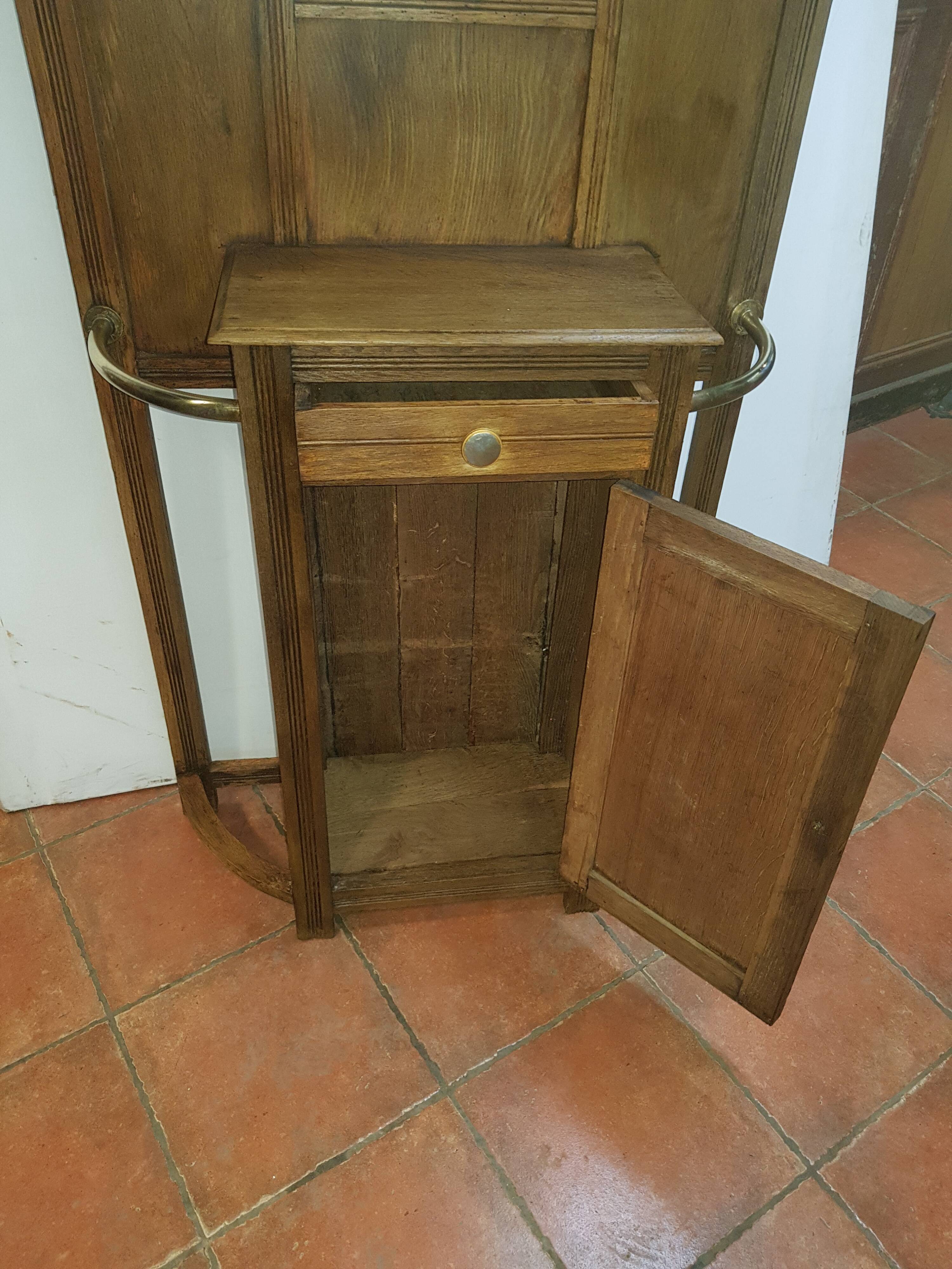 Oak coat rack 1930