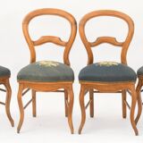 4 Louis Philippe chairs
