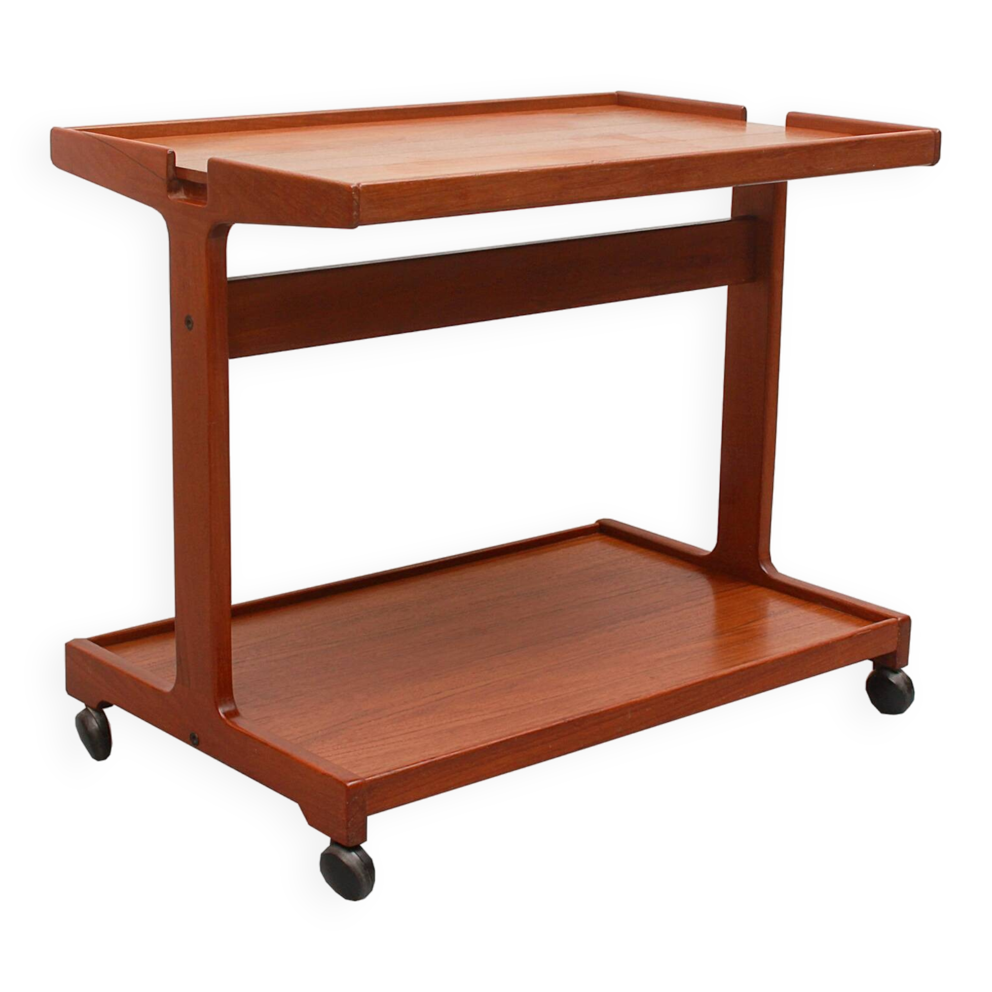 1970s serving trolley in teak