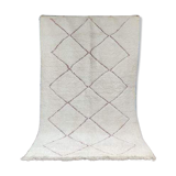 Tapis berbère beni ouarain losange rouge 170 X 250 cm