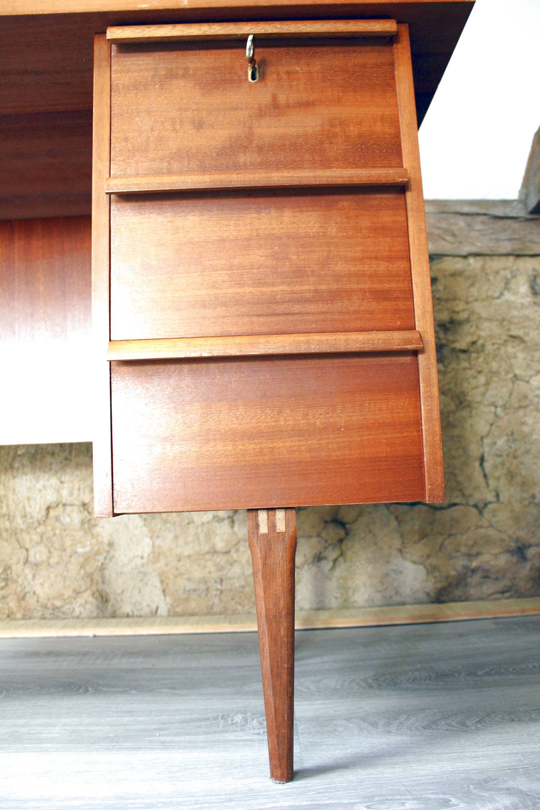 Vintage Scandinavian desk from the 1960s.