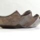 Vintage red and brown ceramic bowl – 1970s centrepiece – Design