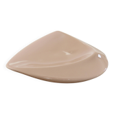 Pink ceramic catchall in a free form, 1950, vintage