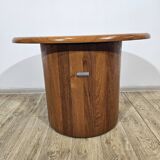 Solid teak TV table with swivel top, Silkeborg, Denmark, 1960s/1970s.