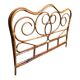 Bamboo and rattan headboard 160cm vintage 1960