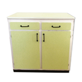 Yellow formica buffet