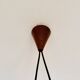 Danish Opaline and Teak Cascading Lamp by Nordisk Solar