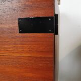 Small teak and metal sideboard, 70s