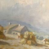 Oil on old canvas André Franchet