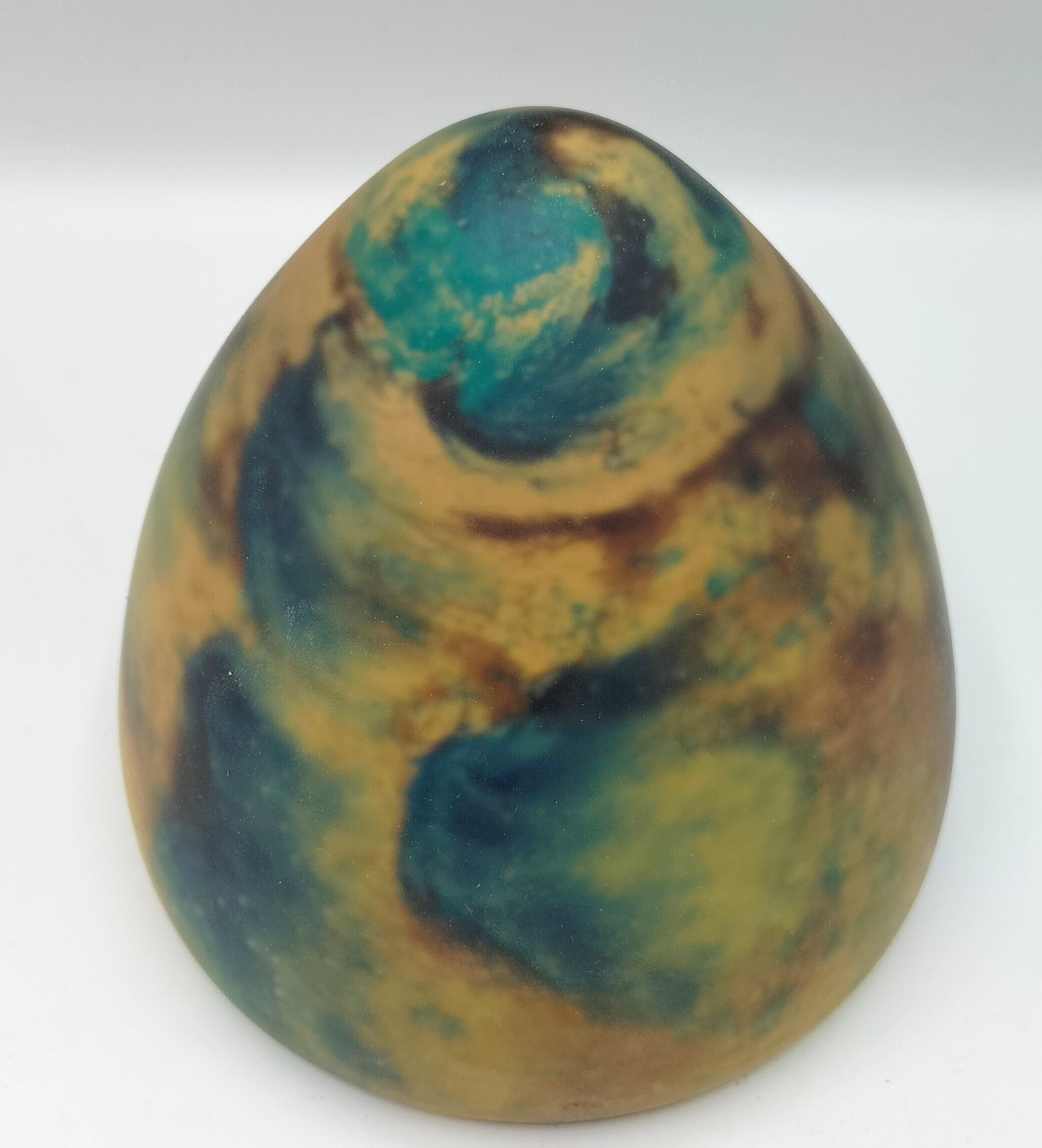 Mushroom bedside lamp in glass paste