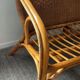 Vintage rattan sofa 60s-70s