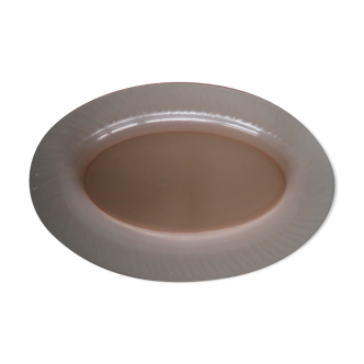 Arcoroc rosaline glass oval dish